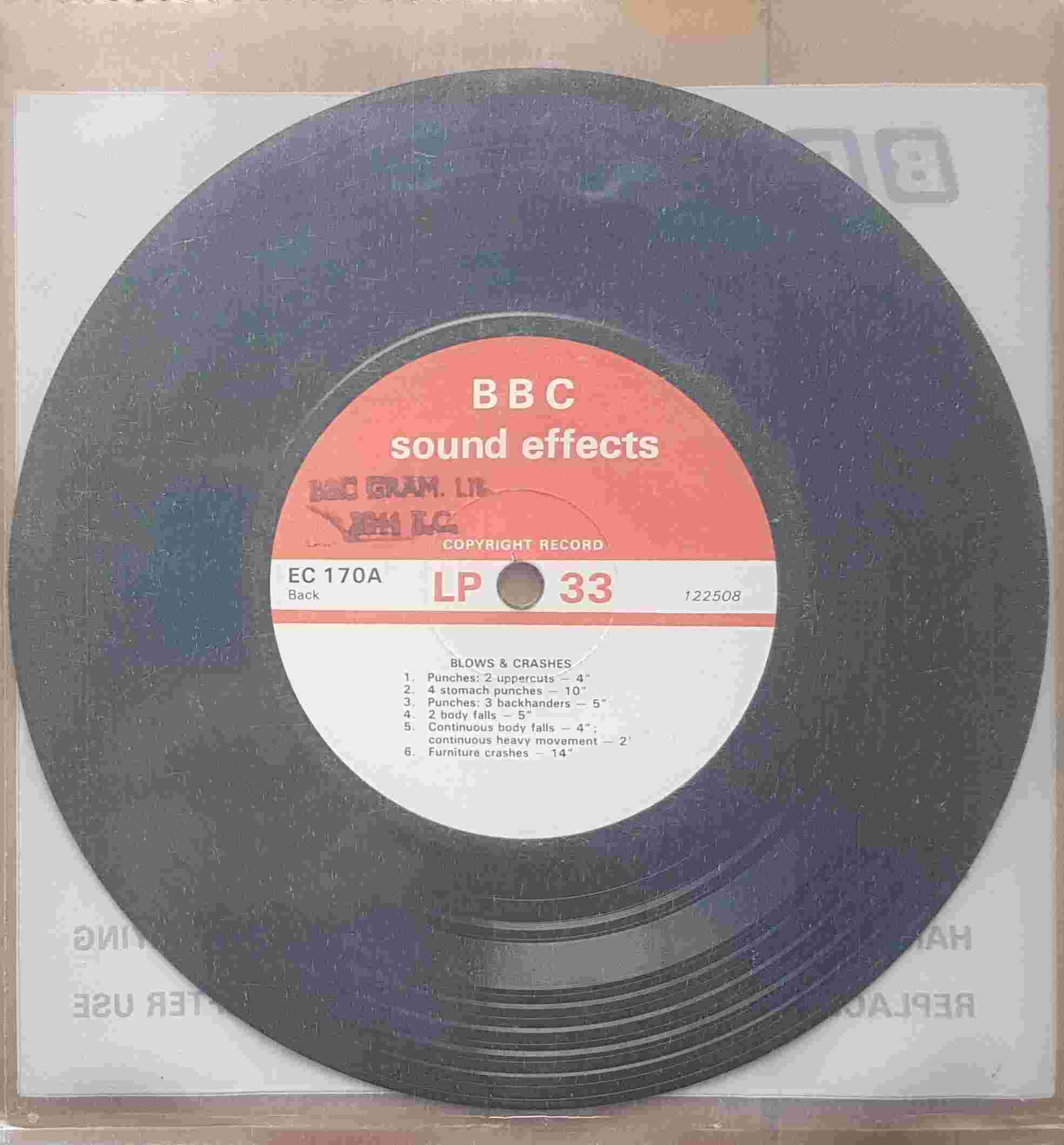 Picture of EC 170A Fights by artist Not registered from the BBC records and Tapes library